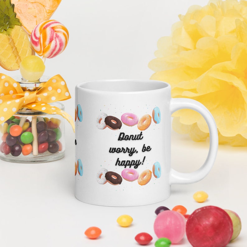 Cermaic mug, Funny phrase mug for him/ her. Mug to brighten your day zdjęcie 5