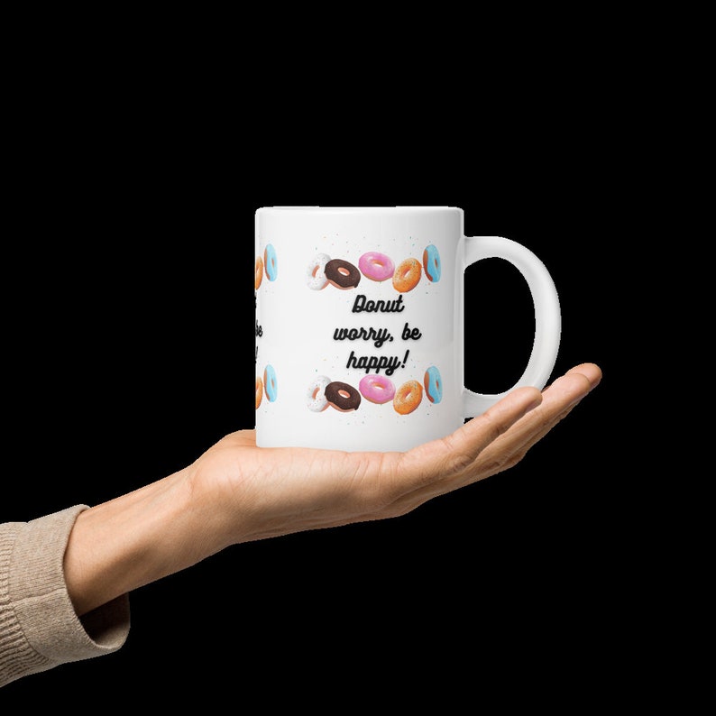 Cermaic mug, Funny phrase mug for him/ her. Mug to brighten your day zdjęcie 4