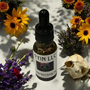 Protection Oil for Energy Clearing & Aura Shield | Negativity Removal and Banishing  | Oyin Handmade