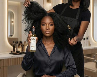 Aceite para el crecimiento del cabello (113 g), tratamiento nutritivo para el cuero cabelludo, fórmula vegana Simone Elixir, mezcla para un cabello saludable