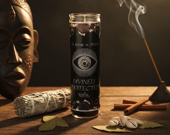 Set de vela y aceite ritual de limpieza, kit para eliminar energías negativas, regalo de mindfulness con soja sin aroma.