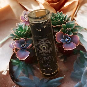 Divinely Protected Candle, Spiritual Protection Candle, Energy Cleansing, Blessed Soy Candle, Sacred Protection Ritual