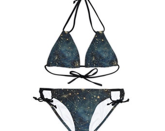 Milky Way Strappy Bikini Set