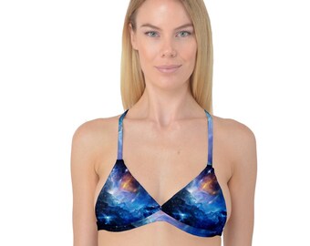 Galaxy Reversible Tri Bikini Top