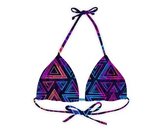 Triangular Prism Classic Triangle Bikini Top