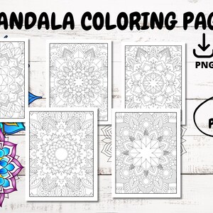 Mandala coloring pages for adults, Mandala coloring book, Mandala KDP