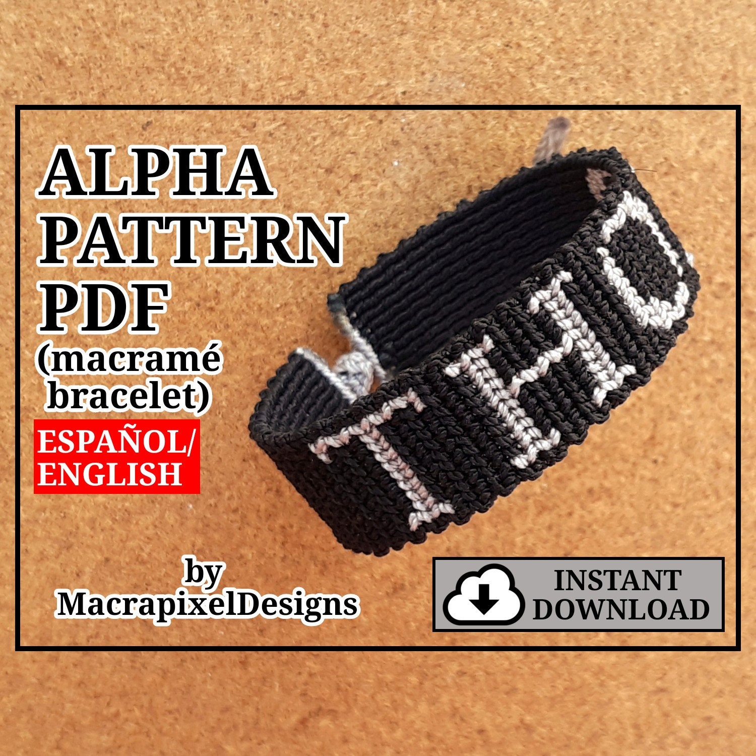 Pixel Art Bracelet -  Finland