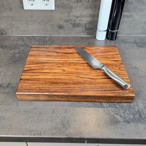 Exotic elegance: Our cutting boards made of zebrano wood set new standards in your kitchen image 1