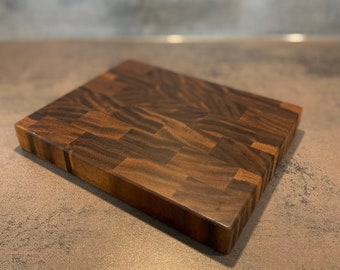 Unique piece - end grain walnut board