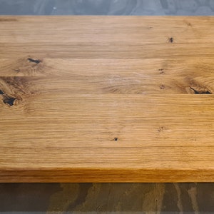 Oak cutting board / kitchen board made of solid oak handmade timeless elegance for your kitchen customizable image 4