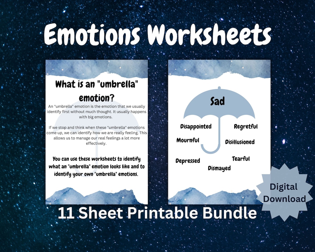 Emotional Well Being Worksheet | Emotion Tracking Worksheets – GVASGF