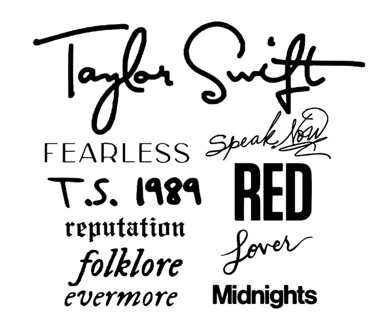 Taylor Swift PNG - Etsy