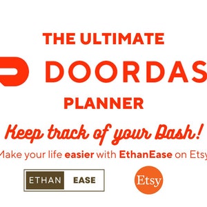 Der ultimative DoorDash Planner! DIGITAL ODER PRINT!