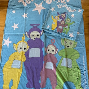 Vintage Teletubbies bedsheet in adult size