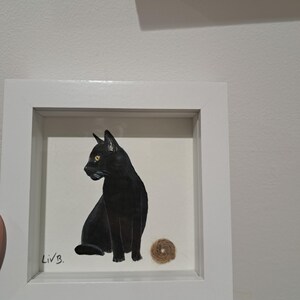 Black Cat - Framed Original