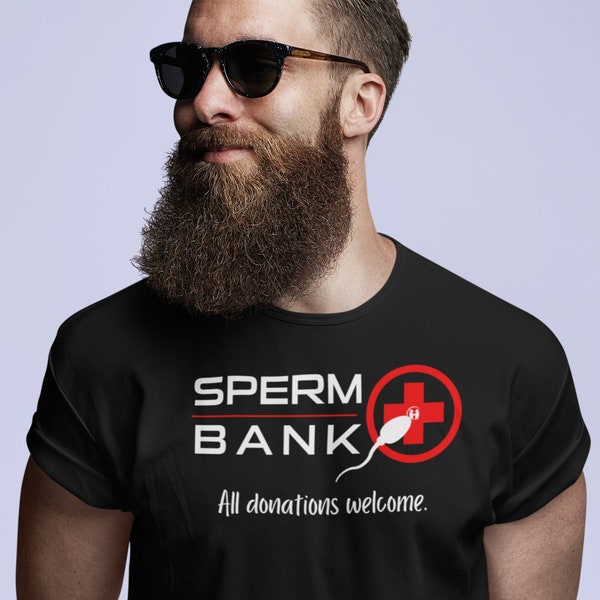 Sperm Bank - Gay Bear t-shirt van The Bear Culture
