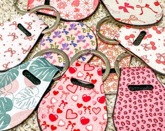 Aldi Coin Quarter Holder for Keychain, Keychain Gift, Coquette Cute Style, Keychain Accessories, AirTag Holder Keyring