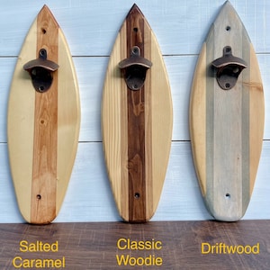 Handcrafted Surfboard Magnetic Bottle Opener