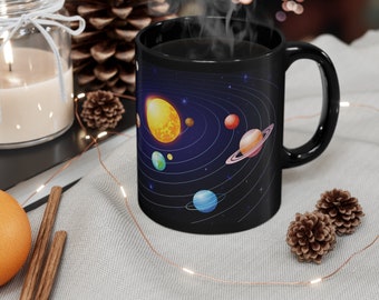 Buy Martian Merch ™ | Solar System 001 | 11oz Black Mug