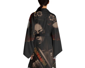 54 Mondays Project |  Kiken'na Heiwa Coy Koi Long Sleeve Kimono Robe