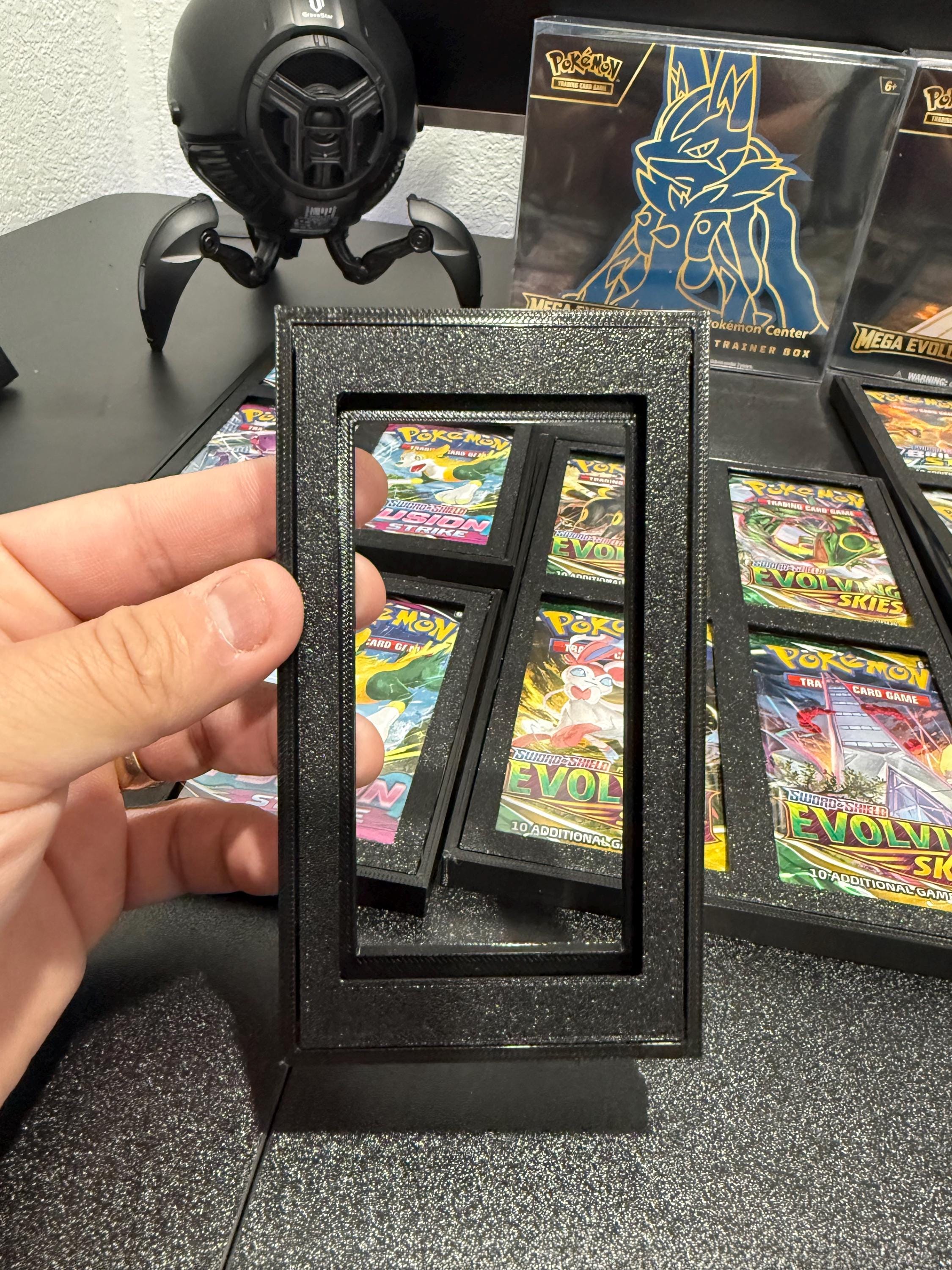 Pokemon Booster Packs Display (booster Pack Frame) Single Packs - Etsy