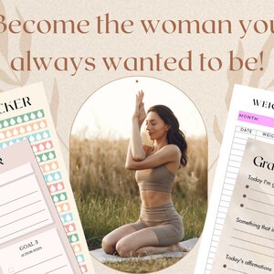Self-Improvement planner, Track your health and acomplish your goals