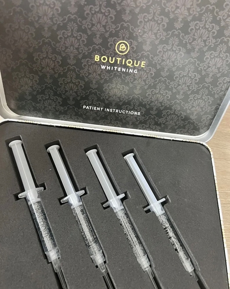 Boutique Teeth Whitening Gel Set 4 X 3ml Etsy UK