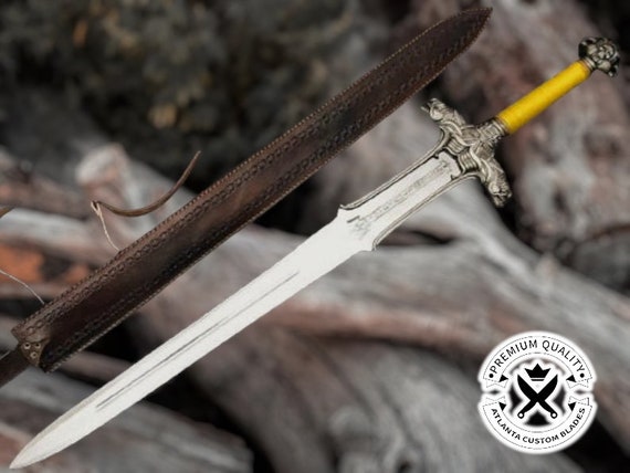 Famous Legend of Zelda Viking  REPLICA Sword| Full Tang D2 Steel Conan The BARBARIAN Sword With Leather Cover |Replica Sword For Gift Item