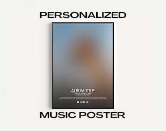 Personalized Album Cover Poster - Custom Digital Music Poster - Album Poster - Personalized Album Print, Album Art, Digital Product