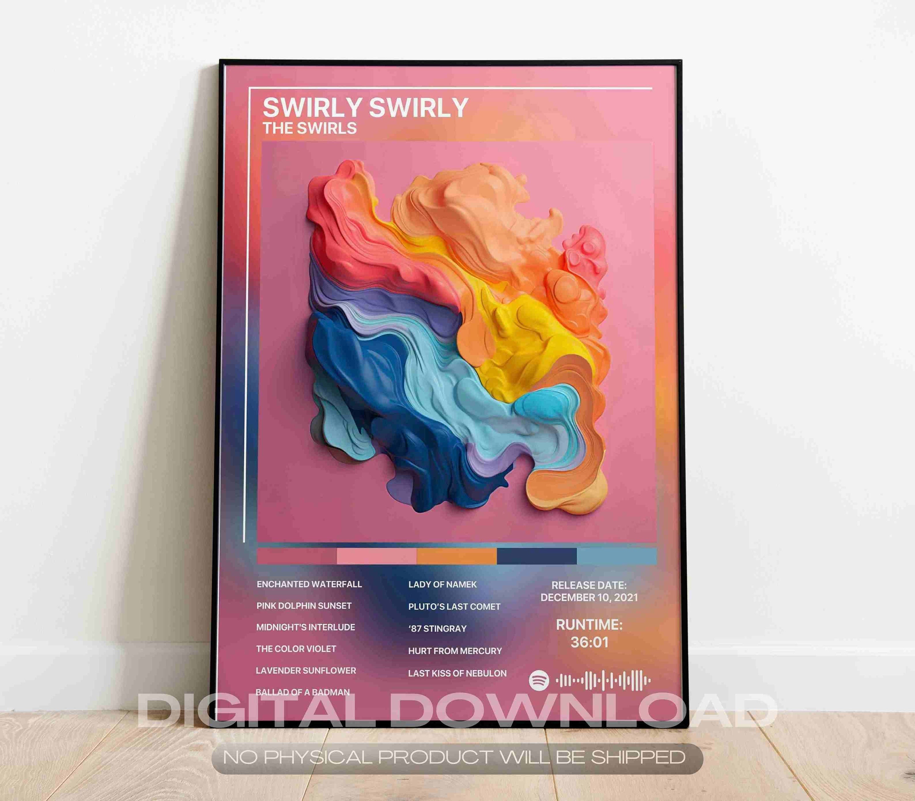 Personalized Album Cover Poster Custom Digital Music Poster Album