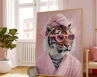 Arte de parede maximalista, Arte de parede eclética para impressão, Decoração de parede feminista, Arte de parede digital, Pôster colorido, Pôster moderno, Download digital
