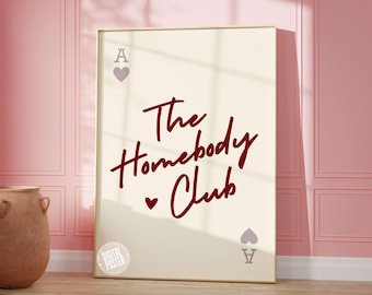 The Homebody Club Imprimir Arte de parede da moda Impressões de parede neutras Decoração de parede da moda Arte para impressão Decoração de sala de estar Arte de carrinho de bar Impressões digitais