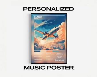 Personalized Album Cover Poster - Custom Digital Music Poster - Album Poster - Personalized Album Print, Album Art, Digital Product