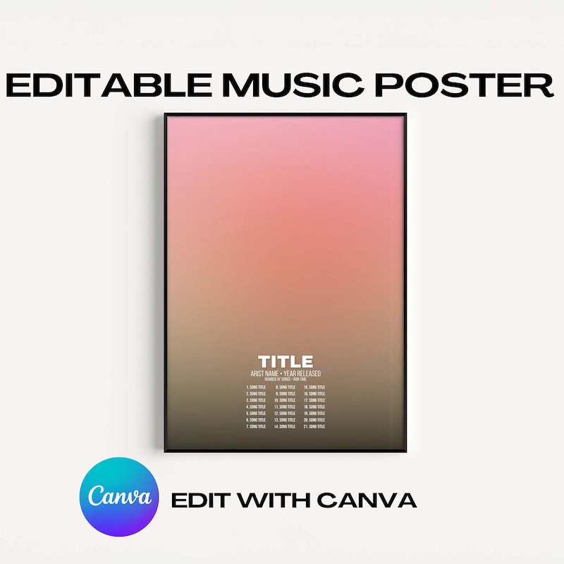 Album Cover Posters - Etsy