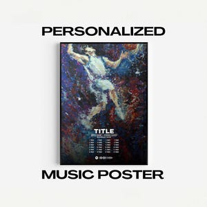 Pôster de capa de álbum personalizado - Pôster de música digital personalizado - Pôster de álbum - Impressão de álbum personalizada, Arte de álbum, Produto digital