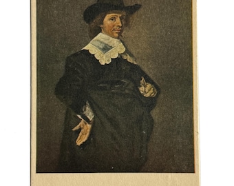 Retrato antiguo de un hombre, década de 1950 - Frans Hals - Sin usar