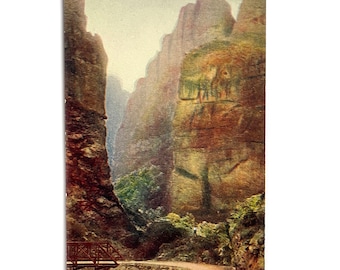 Vintage 1920s Roosevelt Arizona Postcard - Bridge Over Fish Creek - Unused