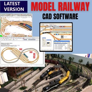 Software de simulación de diseño de trenes con vías CAD para modelos de ferrocarriles Hornby