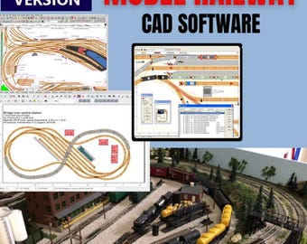 Model Railway CAD track Train Design Simulation Software Hornby