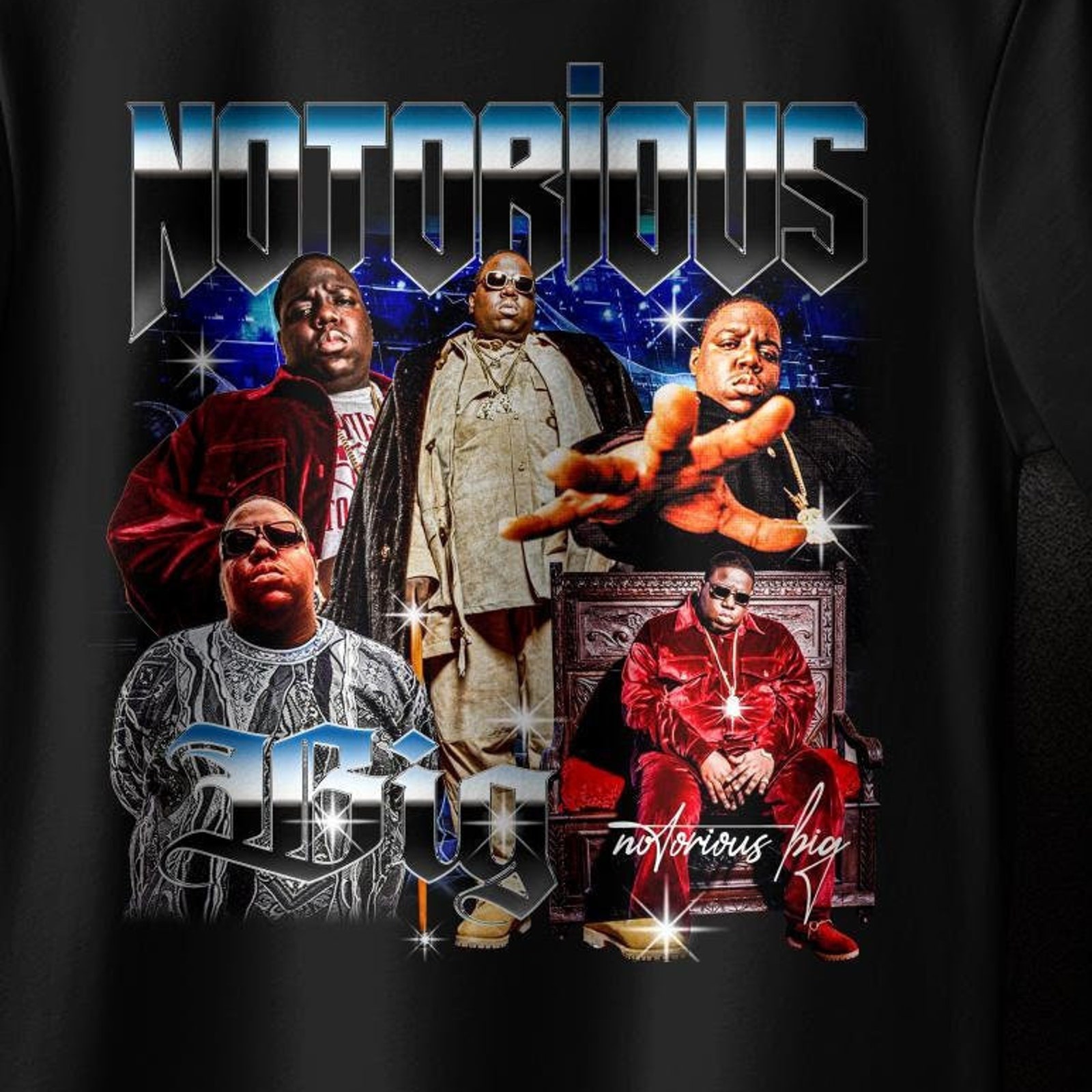 Iconic Music Legend Graphic Tee, Retro Hip Hop T-Shirt, Notorious Music Artist C