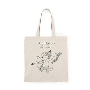 Sagittarius Archer-Centaur - Canvas Tote Bag