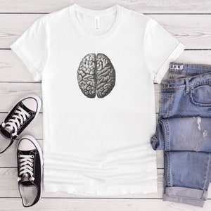 Human Brain T-Shirt I Anatomy T-Shirt, Medical T-Shirt, Neurology T-Shirt, Phychology T-Shirt, Neurologist T-Shirt, Psychiatrist T-Shirt