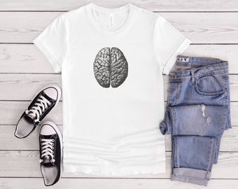 Anatomical Brain T-Shirt: Medical Neurology Psychology Tee