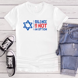 Stand Against Antisemitism Shirt: Unisex Jersey Tee