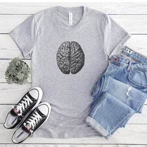 Human Brain T-Shirt I Anatomy T-Shirt, Medical T-Shirt, Neurology T-Shirt, Phychology T-Shirt, Neurologist T-Shirt, Psychiatrist T-Shirt