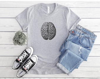Anatomy Brain T-shirt: neurologie, psychologie, medisch cadeau