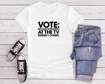 Vote T-Shirt I Democratic & Republican Unisex Jersey T-Shirt
