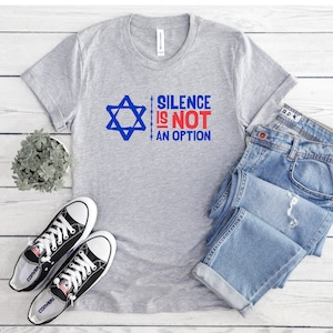 Stand Against Antisemitism Shirt: Unisex Jersey Tee