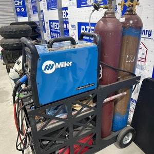 Miller 220 溶接カート DXF ファイル (他の溶接機でも使用できます。寸法も記載されています)