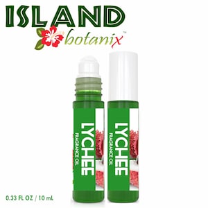 Lychee Perfume Body Oil: Romantic Fruity Floral Scent, 10 mL Roll-on Fragrance